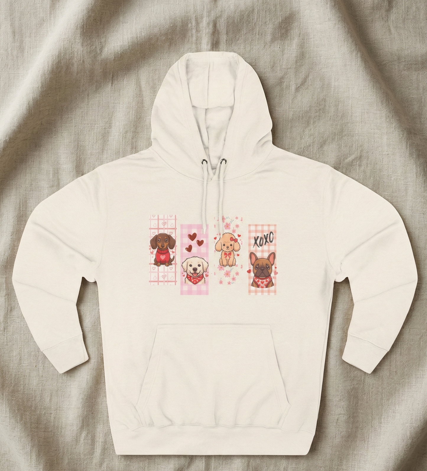 Valentine Puppy Love — Cozy, Cute & Full of Heart Hoodie