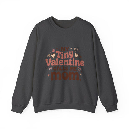 Celebrate the Sweetest Connection: The "Tiny Valentine" Mom Sweatshirt