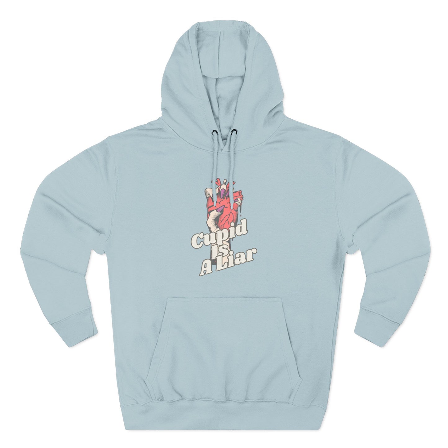 Cupid Is a Liar — Cozy Comfort  Anti - Valentine Hoodie with an Edge