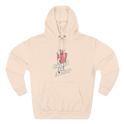 Cupid Is a Liar — Cozy Comfort  Anti - Valentine Hoodie with an Edge