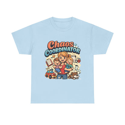 Chaos Coordinator T-Shirt – Funny Mom Life Tee for Moms of Toddlers & Babies