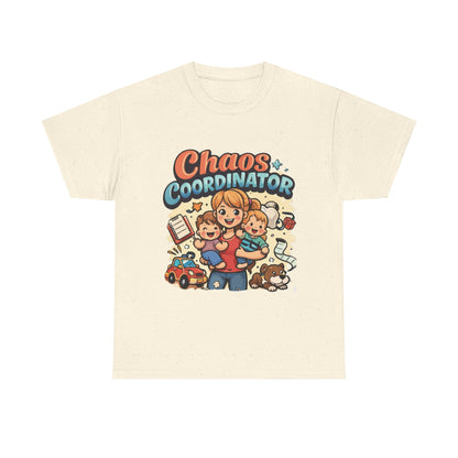 Chaos Coordinator T-Shirt – Funny Mom Life Tee for Moms of Toddlers & Babies