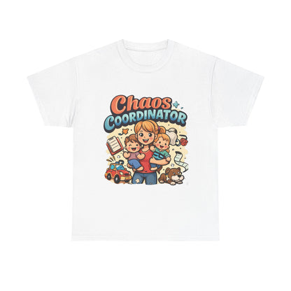 Chaos Coordinator T-Shirt – Funny Mom Life Tee for Moms of Toddlers & Babies