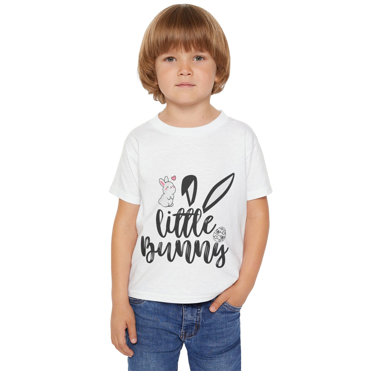 Little Bunny Kids Easter Shirt – Cute Bunny Ears Tee, Toddler Easter Outfit, Easter Egg Hunt Shirt, Spring Kids Graphic T-Shirt