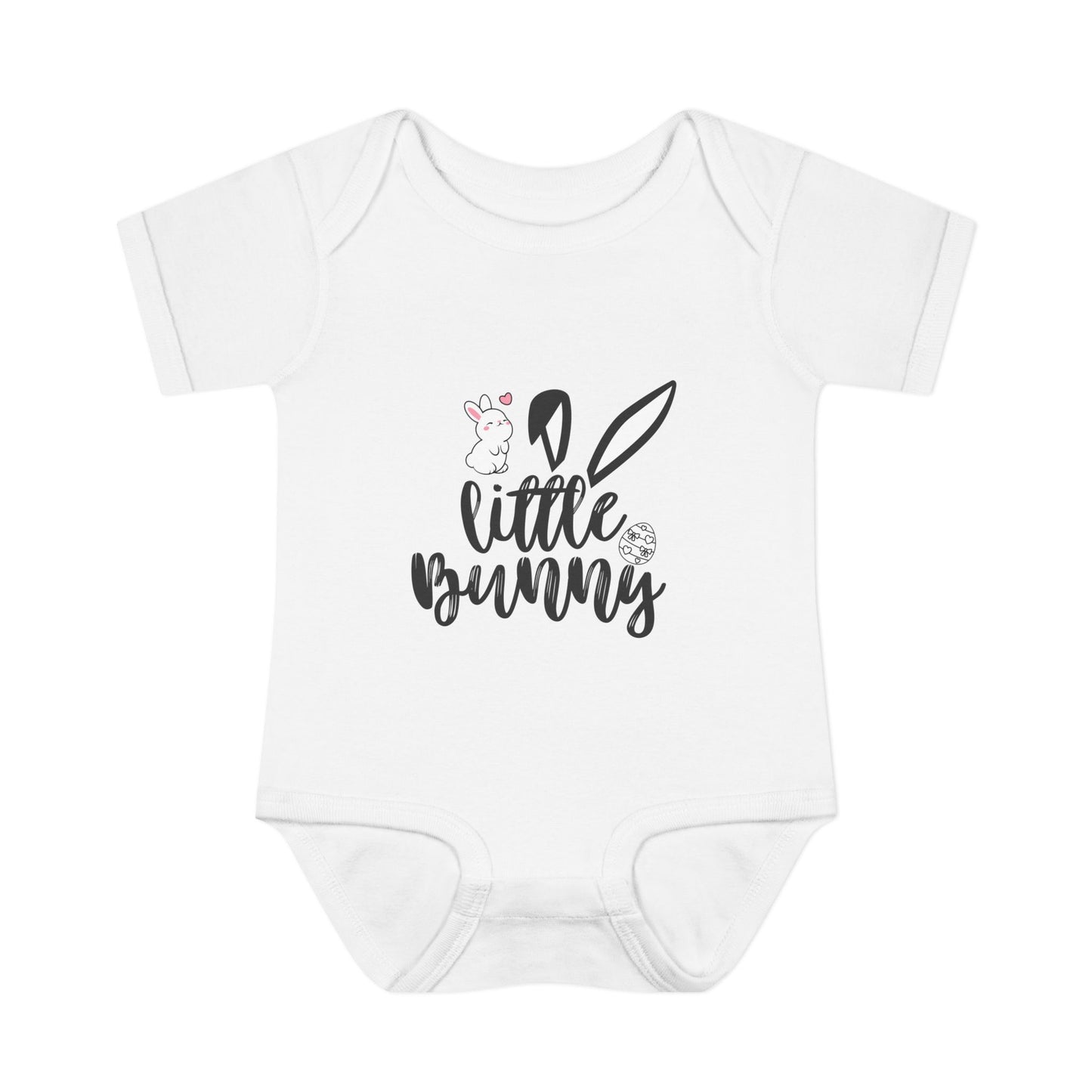 Little Bunny Baby Bodysuit – Cute Easter Onesie, Infant Bunny Outfit, Newborn Easter Clothes, Spring Baby Gift