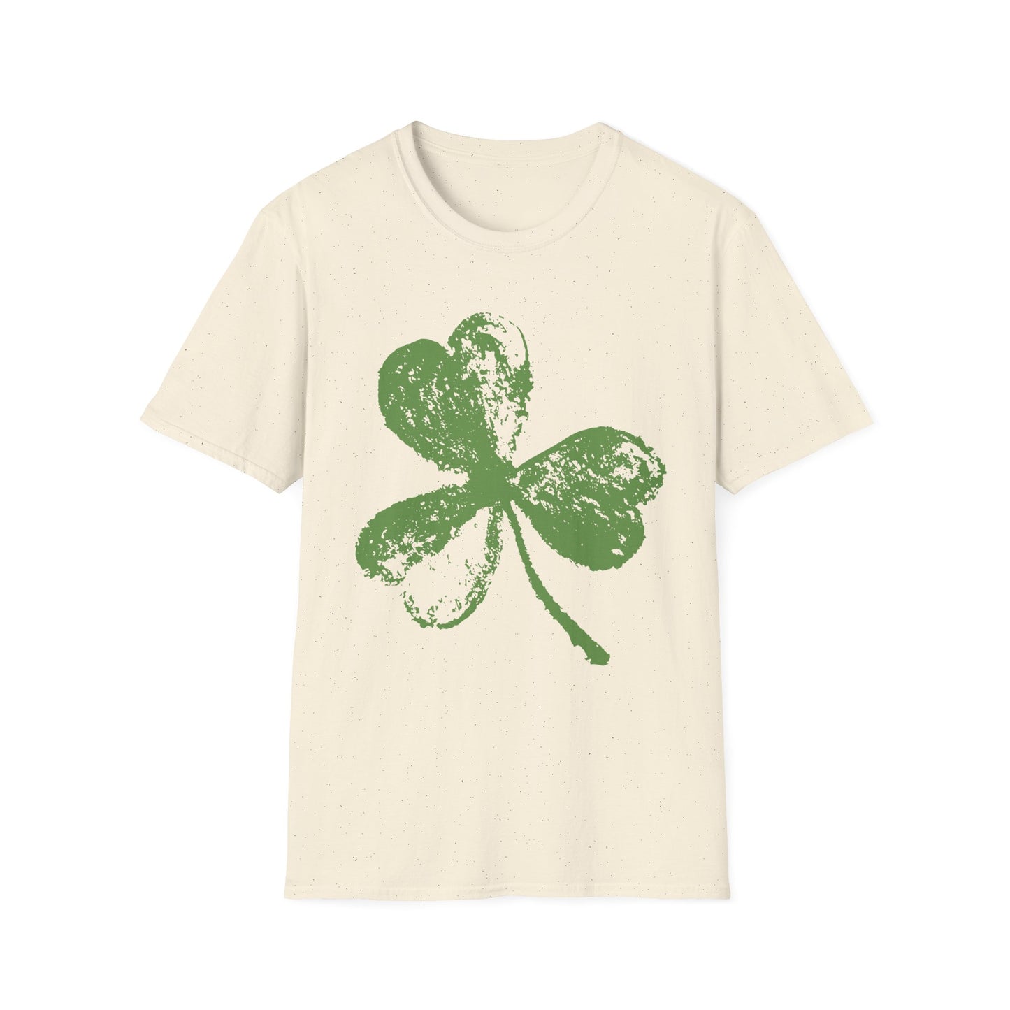 Three Leaf Clover T-Shirt – Minimalist Lucky Shamrock Graphic Tee