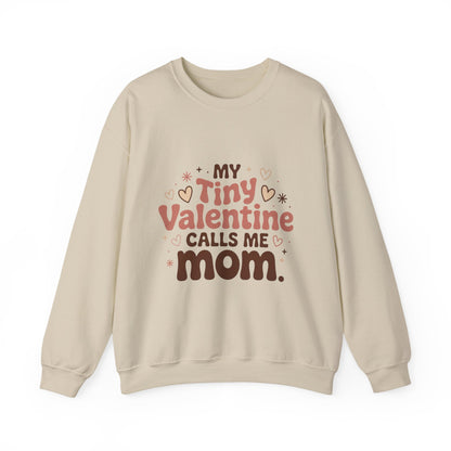 Celebrate the Sweetest Connection: The "Tiny Valentine" Mom Sweatshirt