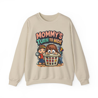 Mommy’s Turn to Hide – Cozy Sweatshirt for Tired Moms