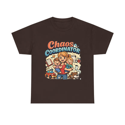 Chaos Coordinator T-Shirt – Funny Mom Life Tee for Moms of Toddlers & Babies