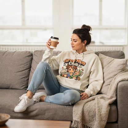 Tired Mom Club Hoodie - Cozy Mom Life Sweatshirt for Coffee-Powered Moms