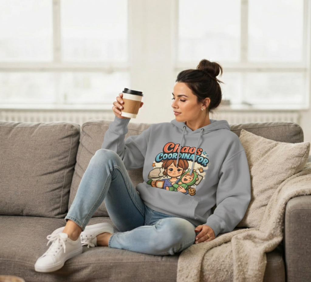 Chaos Coordinator Hoodie – Cozy Mom Life Sweatshirt for Busy Moms