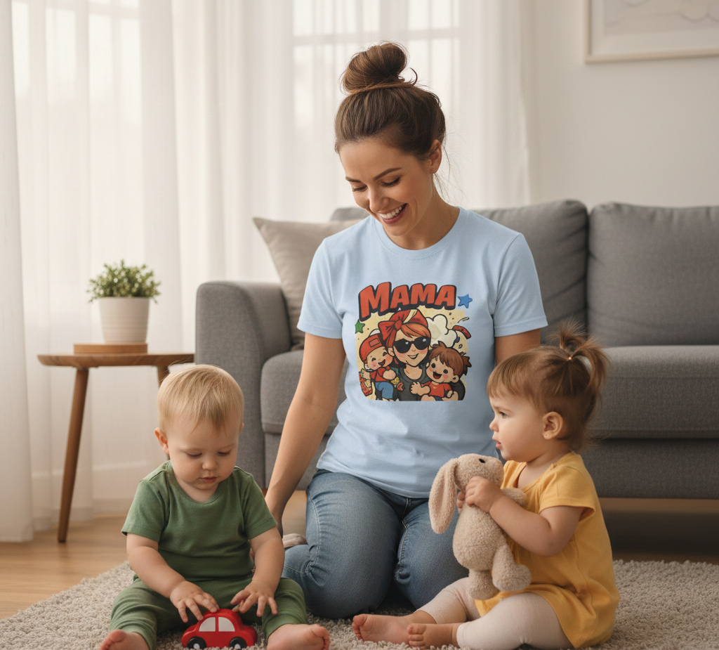 Mama – Cute & Comfy Mom Life T-Shirt