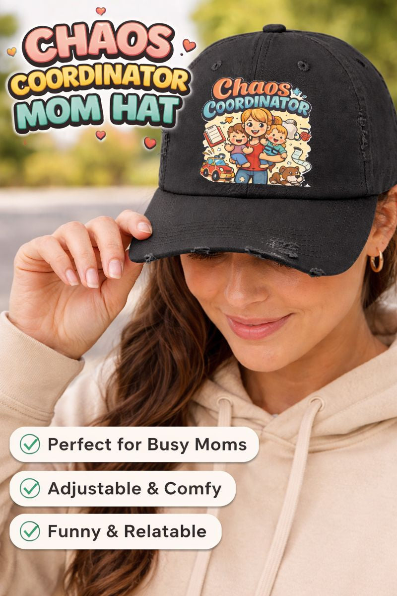 Chaos Coordinator Mom Cap – Funny & Stylish Mom Life Cap