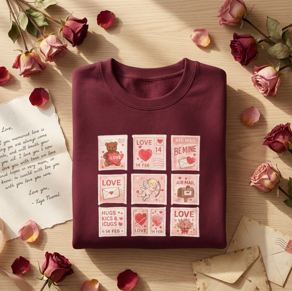 A Cozy Love Letter You Can Wear – Valentine Sweatshirt Collection