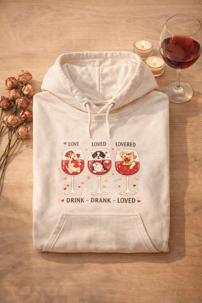 Paws, Pinot, and Pure Comfort: The Ultimate Valentine’s Hoodie Collection