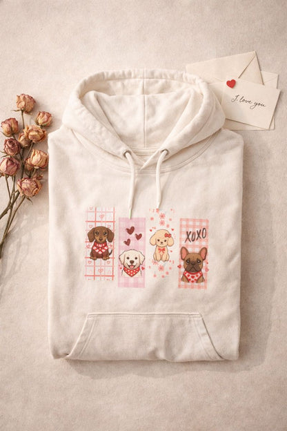 Valentine Puppy Love — Cozy, Cute & Full of Heart Hoodie