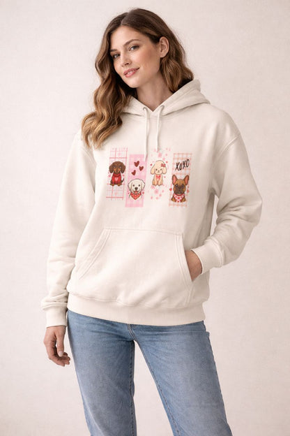 Valentine Puppy Love — Cozy, Cute & Full of Heart Hoodie