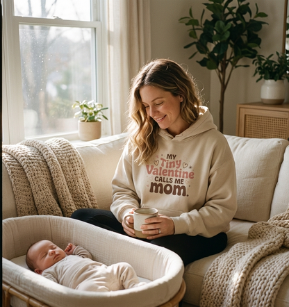 My Tiny Valentine Calls Me Mom — Love You Can Wear – Valentine Hoodie