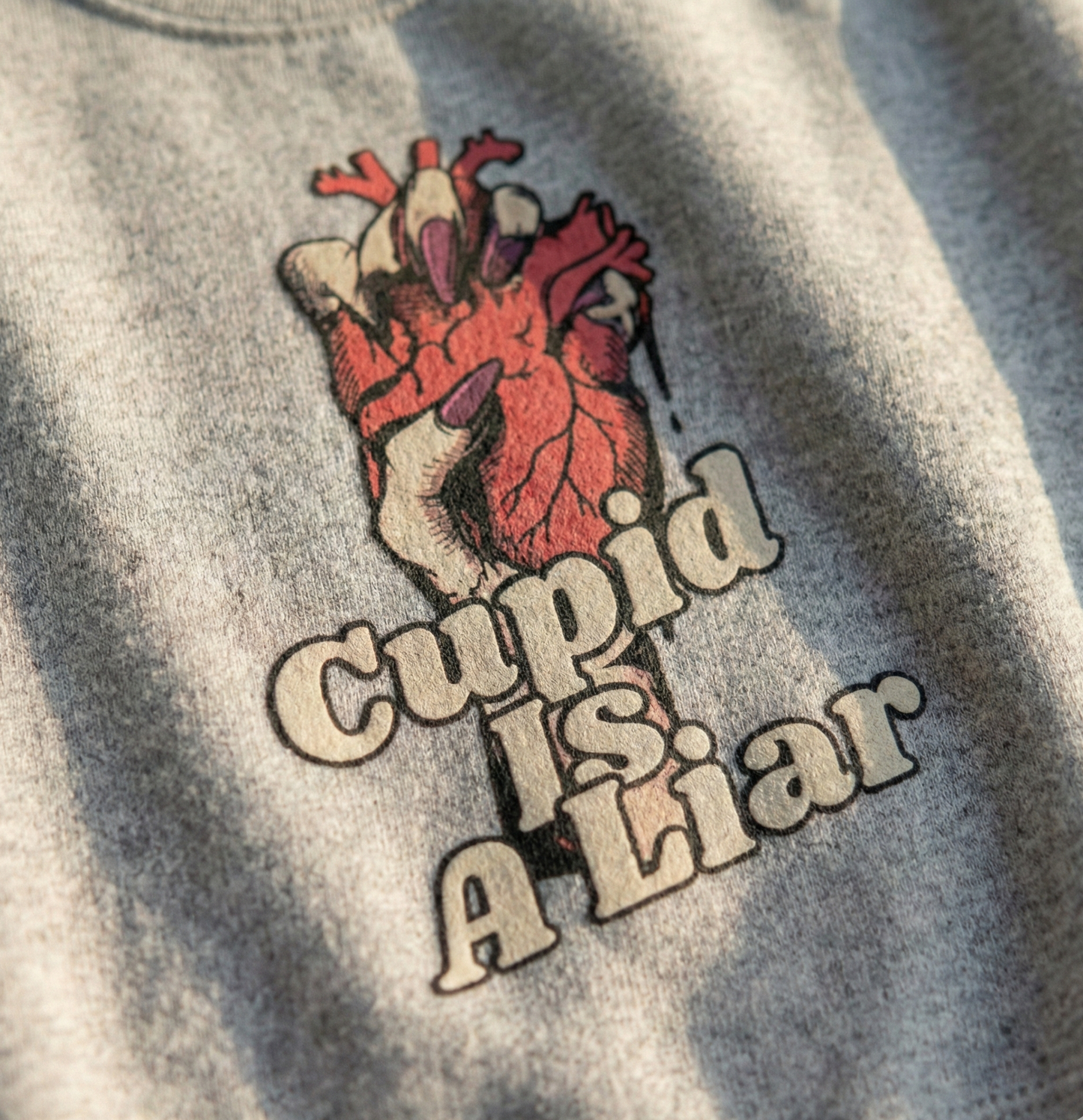 Cupid Is a Liar — Cozy Comfort  Anti - Valentine Hoodie with an Edge