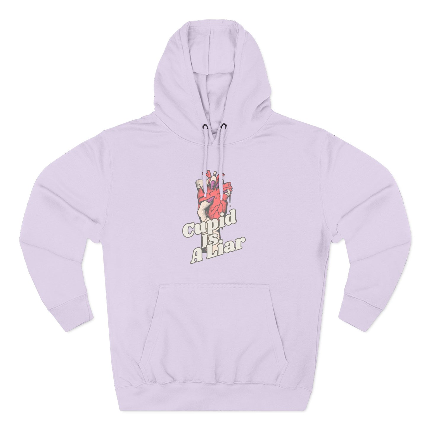 Cupid Is a Liar — Cozy Comfort  Anti - Valentine Hoodie with an Edge