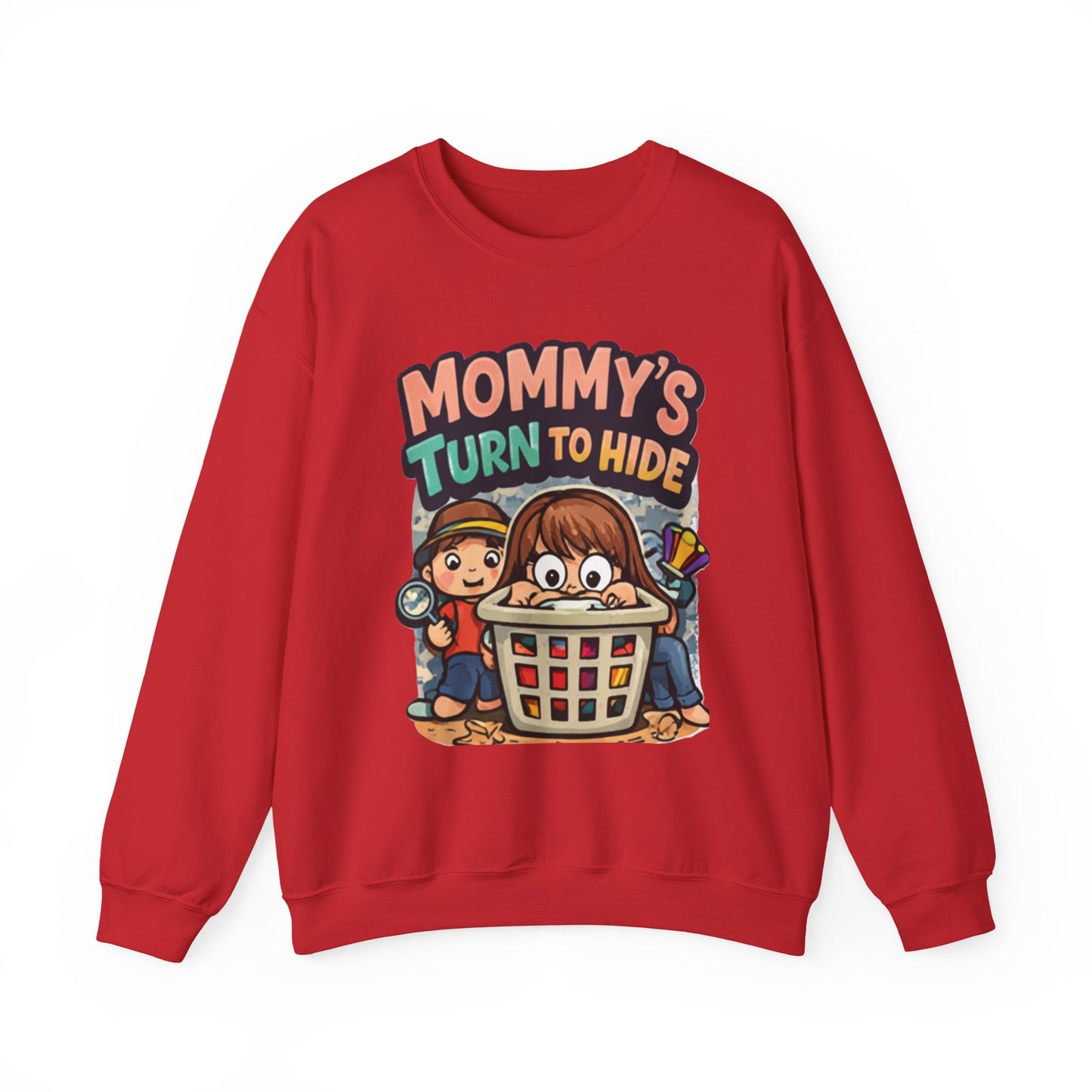 Mommy’s Turn to Hide – Cozy Sweatshirt for Tired Moms