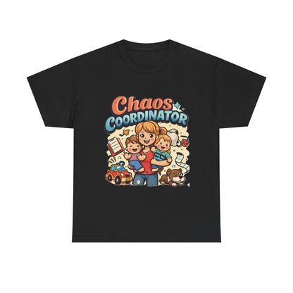 Chaos Coordinator T-Shirt – Funny Mom Life Tee for Moms of Toddlers & Babies