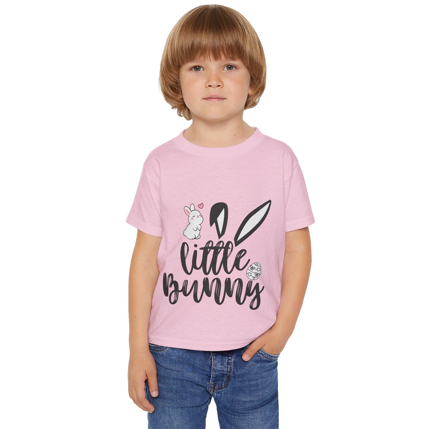 Little Bunny Kids Easter Shirt – Cute Bunny Ears Tee, Toddler Easter Outfit, Easter Egg Hunt Shirt, Spring Kids Graphic T-Shirt