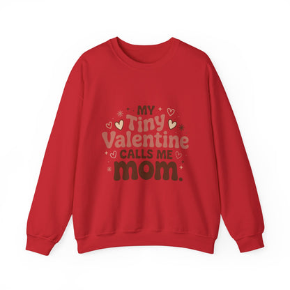 Celebrate the Sweetest Connection: The "Tiny Valentine" Mom Sweatshirt