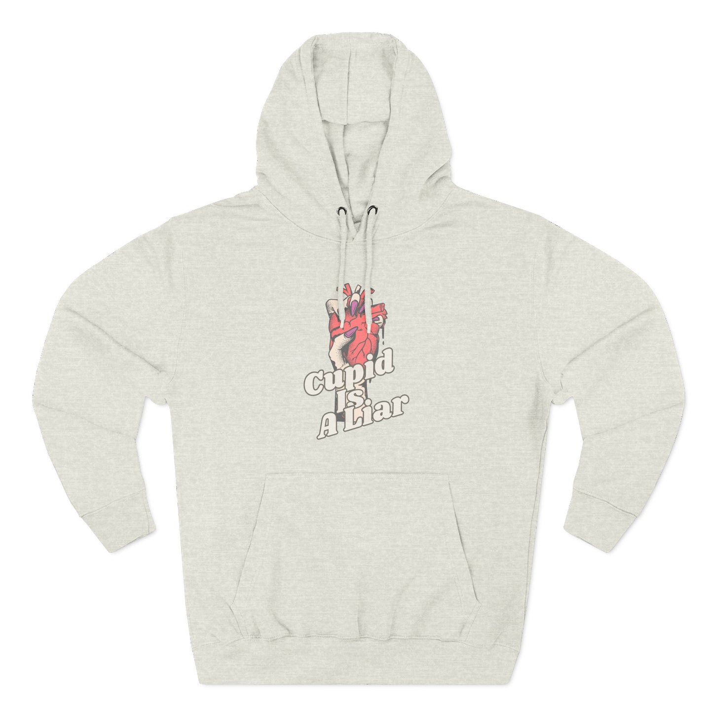 Cupid Is a Liar — Cozy Comfort  Anti - Valentine Hoodie with an Edge