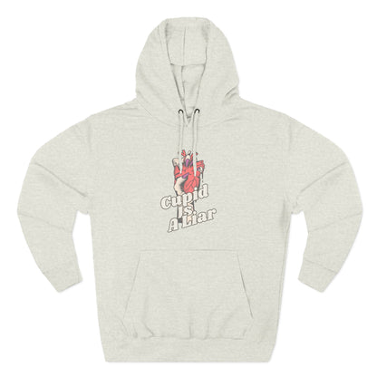 Cupid Is a Liar — Cozy Comfort  Anti - Valentine Hoodie with an Edge