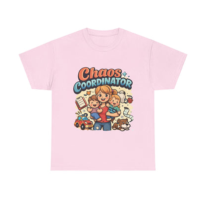 Chaos Coordinator T-Shirt – Funny Mom Life Tee for Moms of Toddlers & Babies