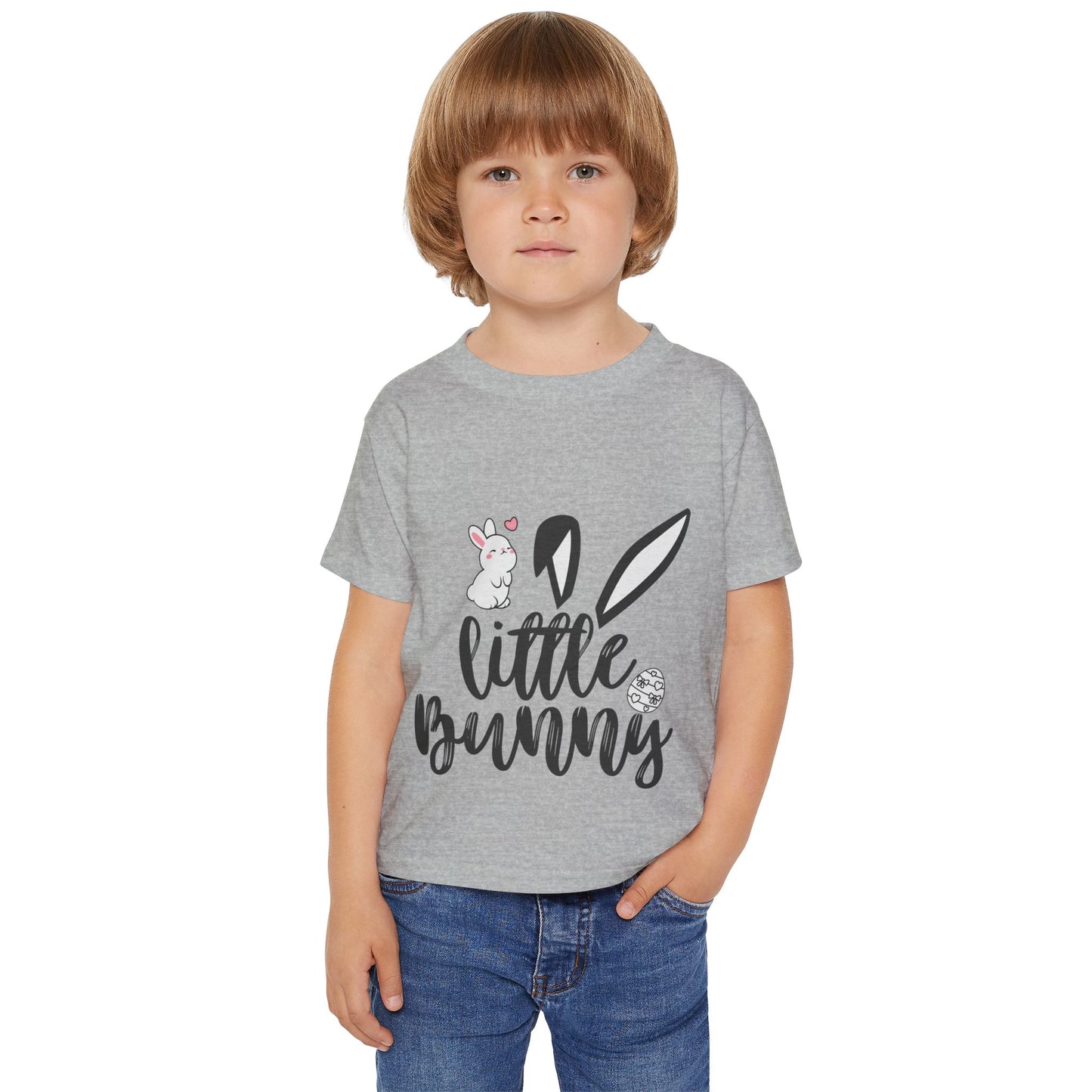 Little Bunny Kids Easter Shirt – Cute Bunny Ears Tee, Toddler Easter Outfit, Easter Egg Hunt Shirt, Spring Kids Graphic T-Shirt